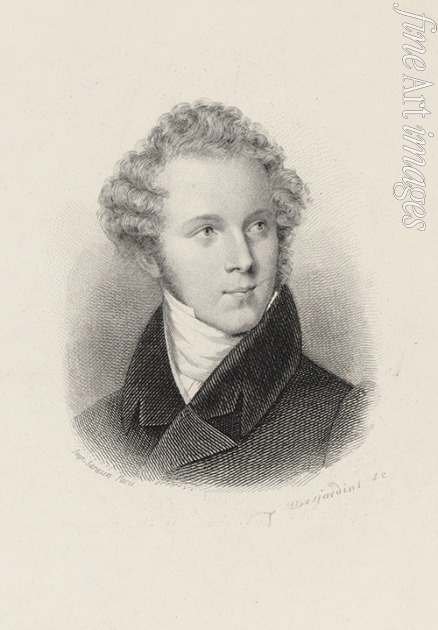 Desjardins Joseph-Isnard-Louis - Porträt von Komponist Vincenzo Bellini (1801-1835)