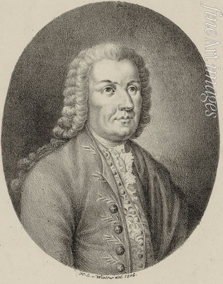 Winter Heinrich Eduard von - Porträt von Komponist Ercole Bernabei (1622-1687)