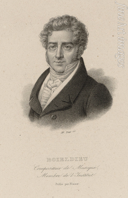 Riesener Henri-Françoiss - Portrait of the composer François-Adrien Boïeldieu (1775-1834)