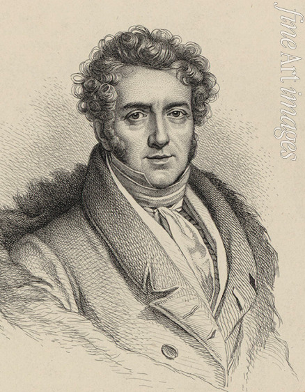 Riesener Henri-Françoiss - Portrait of the composer François-Adrien Boïeldieu (1775-1834)