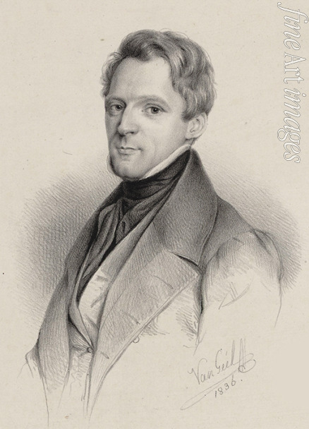 Van Geel Pierre Corneille - Portrait of the composer Henri Brod (1799-1839)
