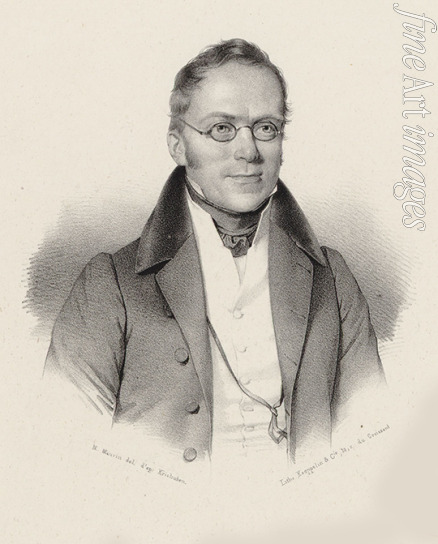 Kriehuber Josef - Portrait of the composer Carl Czerny (1791-1857)