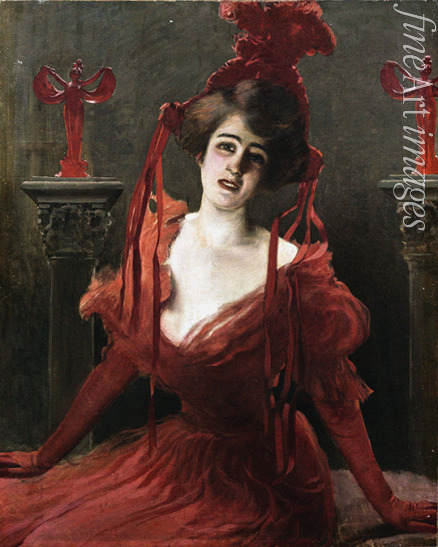 Corcos Vittorio Matteo - Portrait of the dancer Isadora Duncan (1877-1927)