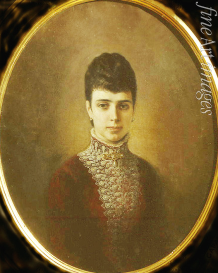 Koshelev Nikolai Andreyevich - Portrait of Empress Maria Fyodorovna, Princess Dagmar of Denmark (1847-1928)