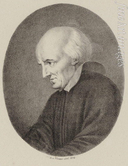 Winter Heinrich Eduard von - Porträt von Komponist Karl Friedrich Christian Fasch (1736-1800)