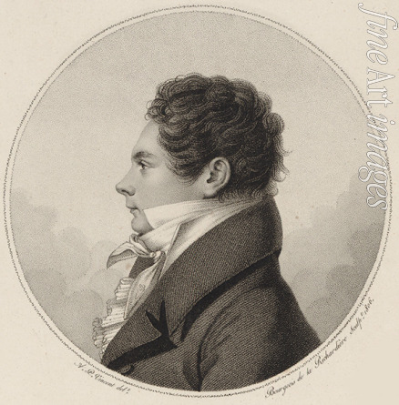Bourgeois de la Richardière Antoine-Achille - Portrait of the violinist and composer Ferdinand Gasse (1780-c. 1840)