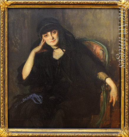 Blanche Jacques-Émile - Porträt von Anna-Elisabeth, Comtesse Mathieu de Noailles (1876-1933)