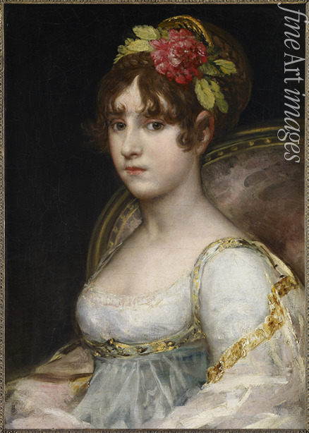 Goya Francisco de - Porträt von María Ana Teresa de Silva Bazán y Waldstein, Condesa de Haro (1787-1805)