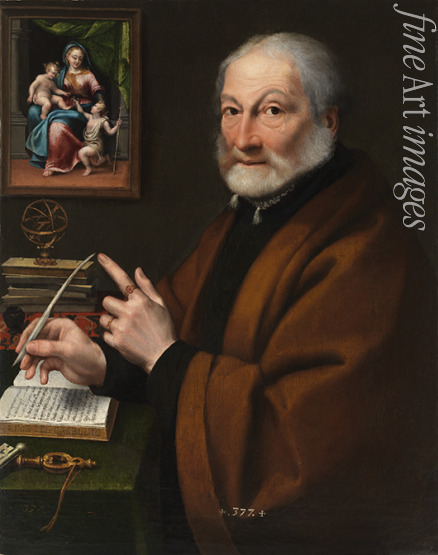 Anguissola Sofonisba - Portrait of the poet and medallist Giovanni Battista Caselli