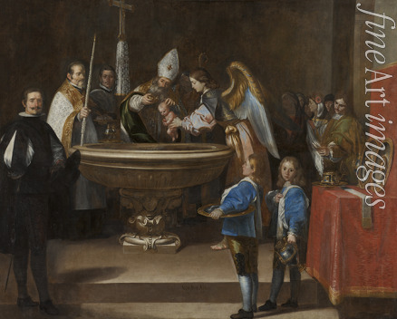 Castillo y Saavedra Antonio del - The Baptism of Saint Francis