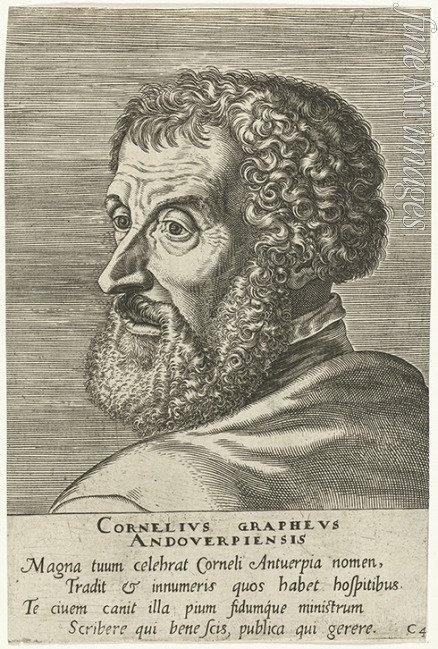 Galle Philipp (Philips) - Portrait of Cornelius Grapheus (1482-1558)