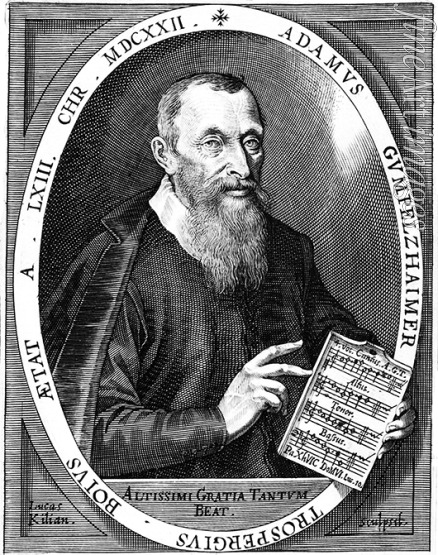 Kilian Lucas - Portrait of the composer Adam Gumpelzhaimer (1559-1625)