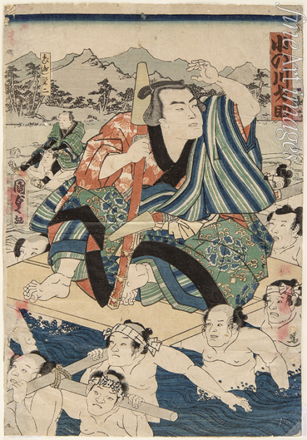 Kunisada II (Kunimasa III Toyokuni IV) Utagawa - Sumo Wrestler Onogawa Saisuke