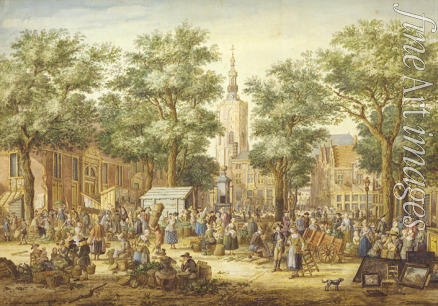 La Fargue Paulus Constantijn - The Grote Markt at The Hague