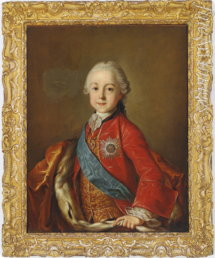 Rotari Pietro Antonio - Portrait of Grand Duke Pavel Petrovich (1754-1801)