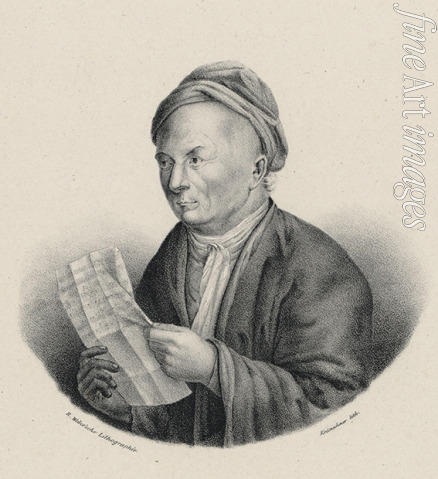 Kraetzschmer Franz Friedrich Adolph - Portrait of the organist and composer Gottfried August Homilius (1714-1785) 