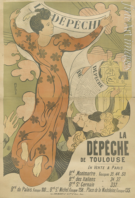 Denis Maurice - Plakat für die Zeitung La Dépêche de Toulouse 