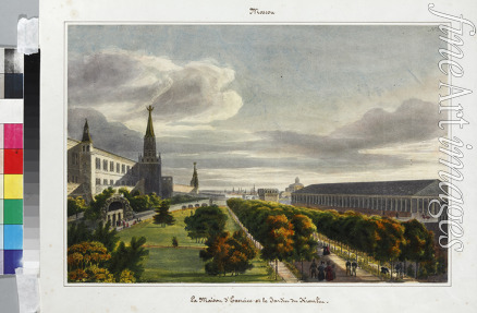 Cadolle Auguste Jean Baptiste Antoine - Moskauer Manege und Alexandergarten