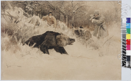 Stepanov Alexei Stepanovich - The Bear Hunt
