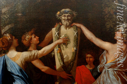 Poussin Nicolas - Die Opferung an Priapus (Detail)