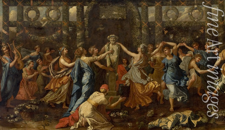 Poussin Nicolas - Die Opferung an Priapus