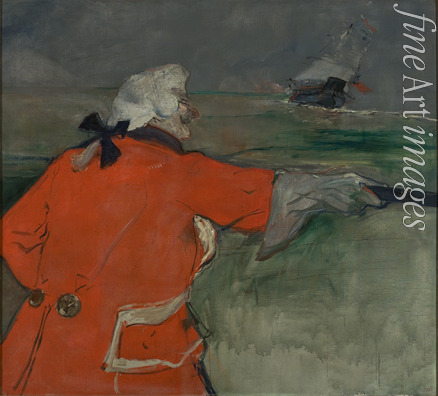 Toulouse-Lautrec Henri de - Der Admiral Viaud oder Paul Viaud in einem Kostüm des Admirals