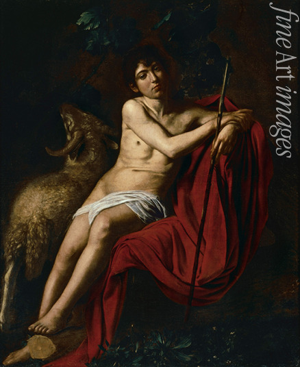 Caravaggio Michelangelo - Der Heilige Johannes der Täufer