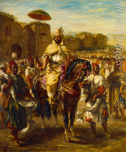 Delacroix Eugène - Sultan Moulay Abd al-Rahman