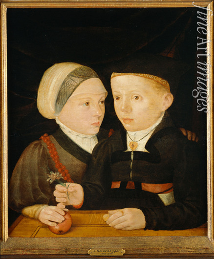 Seisenegger Jakob - Portrait of a brother and a sister, also known as Fugger children