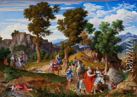 Koch Joseph Anton - Serpentara-Landschaft mit Zug der Heiligen Drei Könige