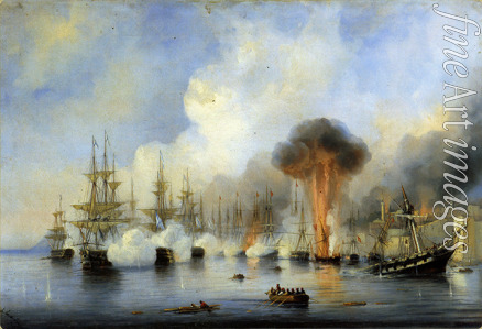 Bogolyubov Alexei Petrovich - The Battle of Sinop on 30 November 1853