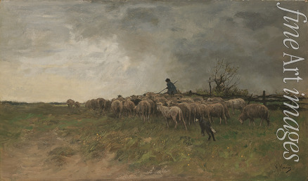 Mauve Anton - Schäfer mit seiner Herde