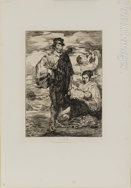 Manet Édouard - The Gypsies