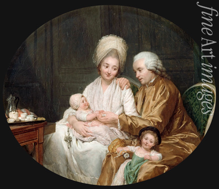Lépicié Nicolas Bernard - Porträt von Marc-Etienne Quatremère mit seiner Familie