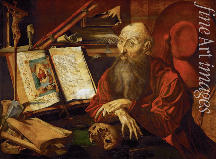 Reymerswaele Marinus Claesz van - Der heilige Hieronymus im Gehäus