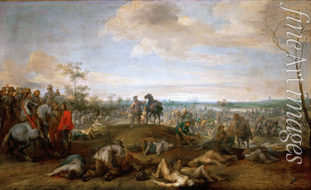 Snayers Pieter - Schlachtfeld. Szene aus dem Dreißigjährigen Krieg