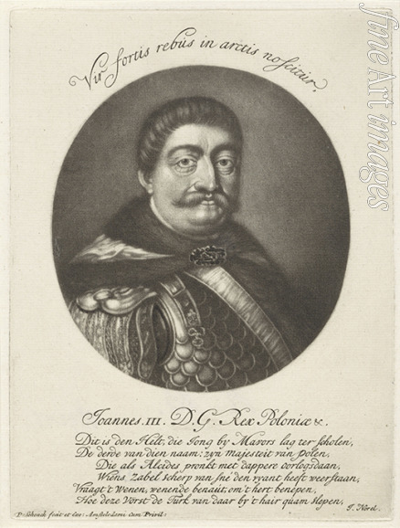 Schenk Peter (Petrus) der Ältere - Porträt von Johann III. Sobieski (1629-1696), König von Polen und Großfürst von Litauen