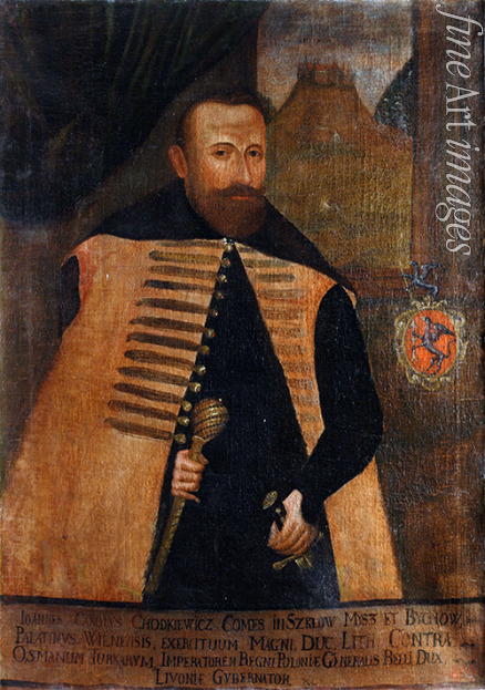 Unbekannter Künstler - Porträt von Jan Karol Chodkiewicz (1560-1621) 