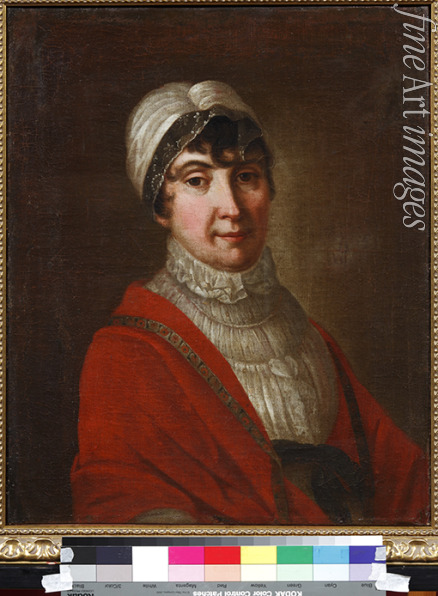 Unbekannter Künstler - Porträt von Kleopatra Petrowwna Naschtschokina (1767-1828), geb. Nelidowa