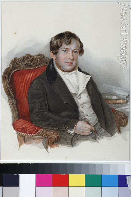 Gorbunow Kirill Antonowitsch - Porträt von Pawel Woinowitsch Naschtschokin (1801-1854) 