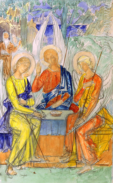 Petrov-Vodkin Kuzma Sergeyevich - The Holy Trinity