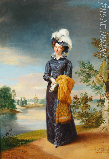 Dawe George - Portrait of Empress Elizabeth Alexeievna, Princess Louise of Baden (1779-1826)