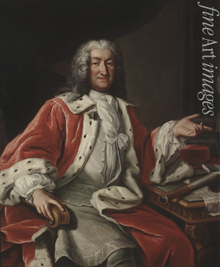 Pasch Lorenz the Elder - Portrait of Count Arvid Horn (1664-1742)