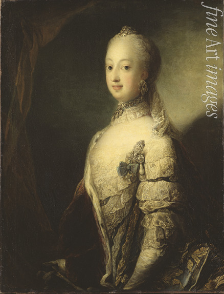 Pilo Carl Gustaf - Porträt von Sophie Magdalene von Dänemark (1746-1813), Königin von Schweden