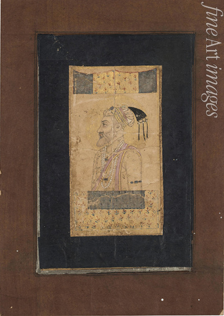 Indische Kunst - Porträt von Großmogul Aurangzeb
