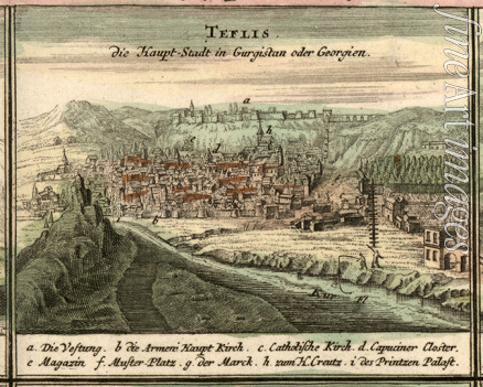 Homann Johann Baptist - Map of Tiflis
