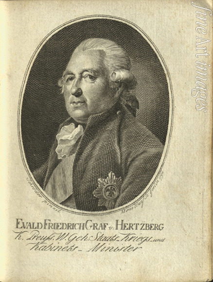 Haas Meno - Porträt von Ewald Friedrich Graf von Hertzberg (1725-1795)