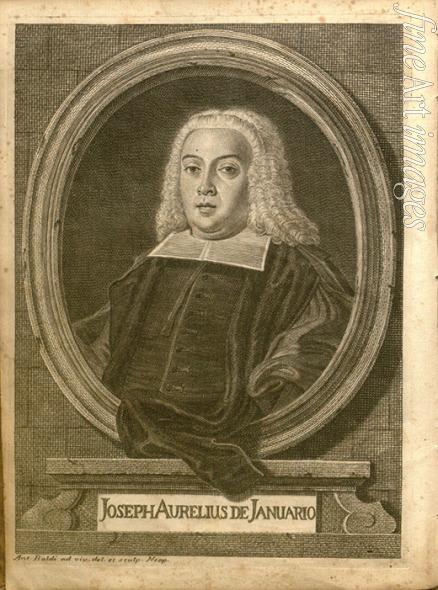 Unbekannter Künstler - Porträt von Giuseppe Aurelio di Gennaro (1701-1761)