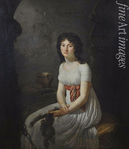 Laneuville Jean-Louis - Porträt von Thérésa Tallien (1773-1835) im Gefängnis Prison de la Force