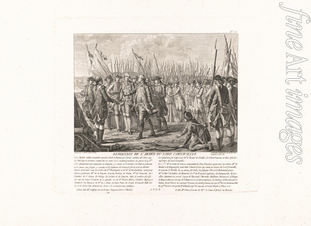 Godefroy François - Die Kapitulation von Lord Cornwallis bei Yorktown am 19. Oktober 1781